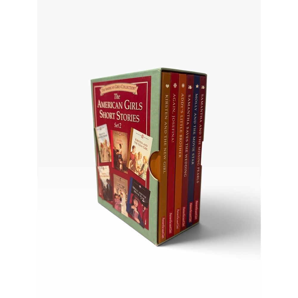 Lot 6 American Girl Short Stories Books Hardcover Addy Molly Kirsten Samantha